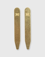 Load image into Gallery viewer, Collar Stays Set Brass
