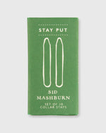 Load image into Gallery viewer, Collar Stays Set Brass
