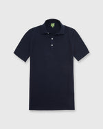 Load image into Gallery viewer, Rally Polo Sweater Navy Cotton
