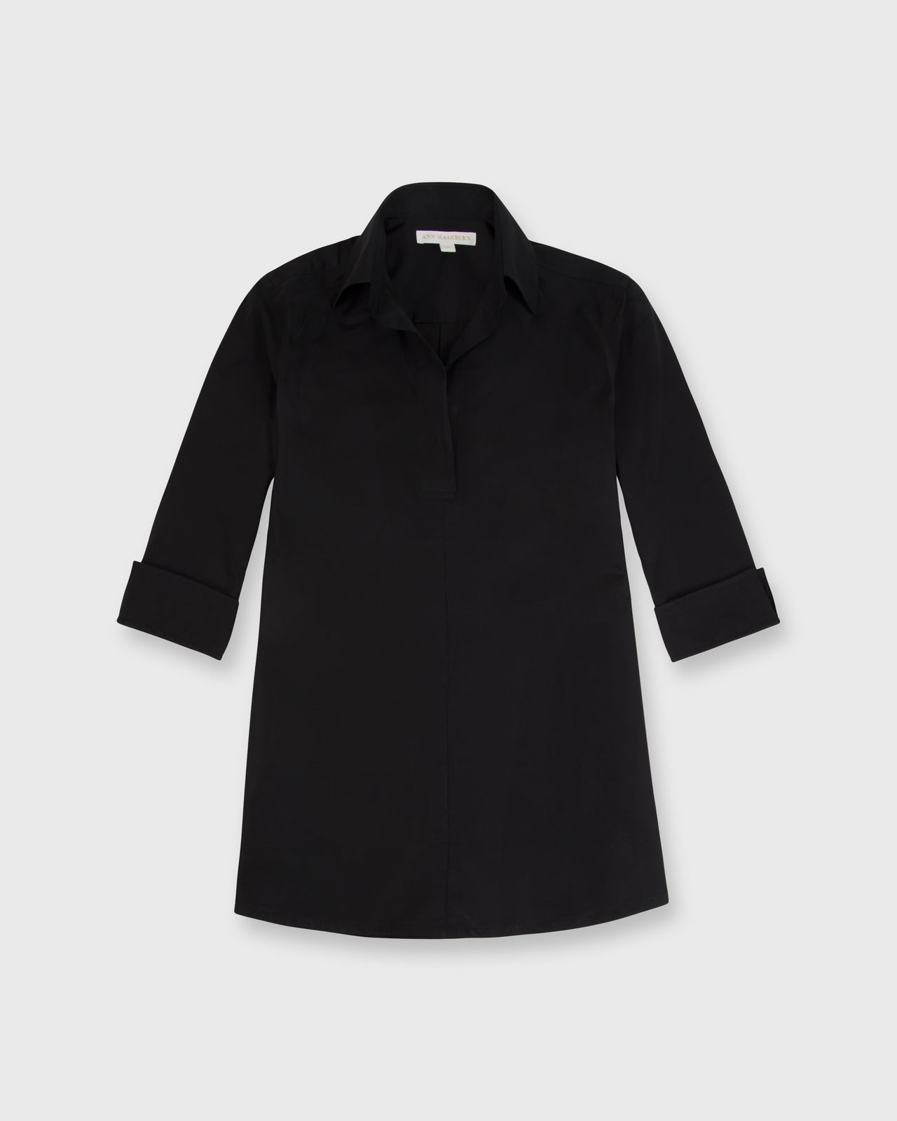 Designer Tunic Black Poplin