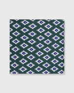 Load image into Gallery viewer, Cotton Print Pocket Square Forest Aztec
