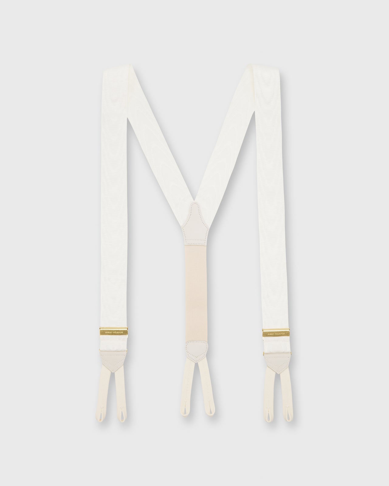 Moire Braces White