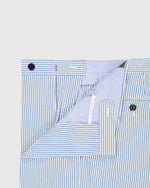 Load image into Gallery viewer, Sport Trouser Dutch Blue/Bone Seersucker
