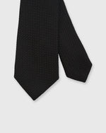 Load image into Gallery viewer, Silk Grosso Grenadine Tie Black
