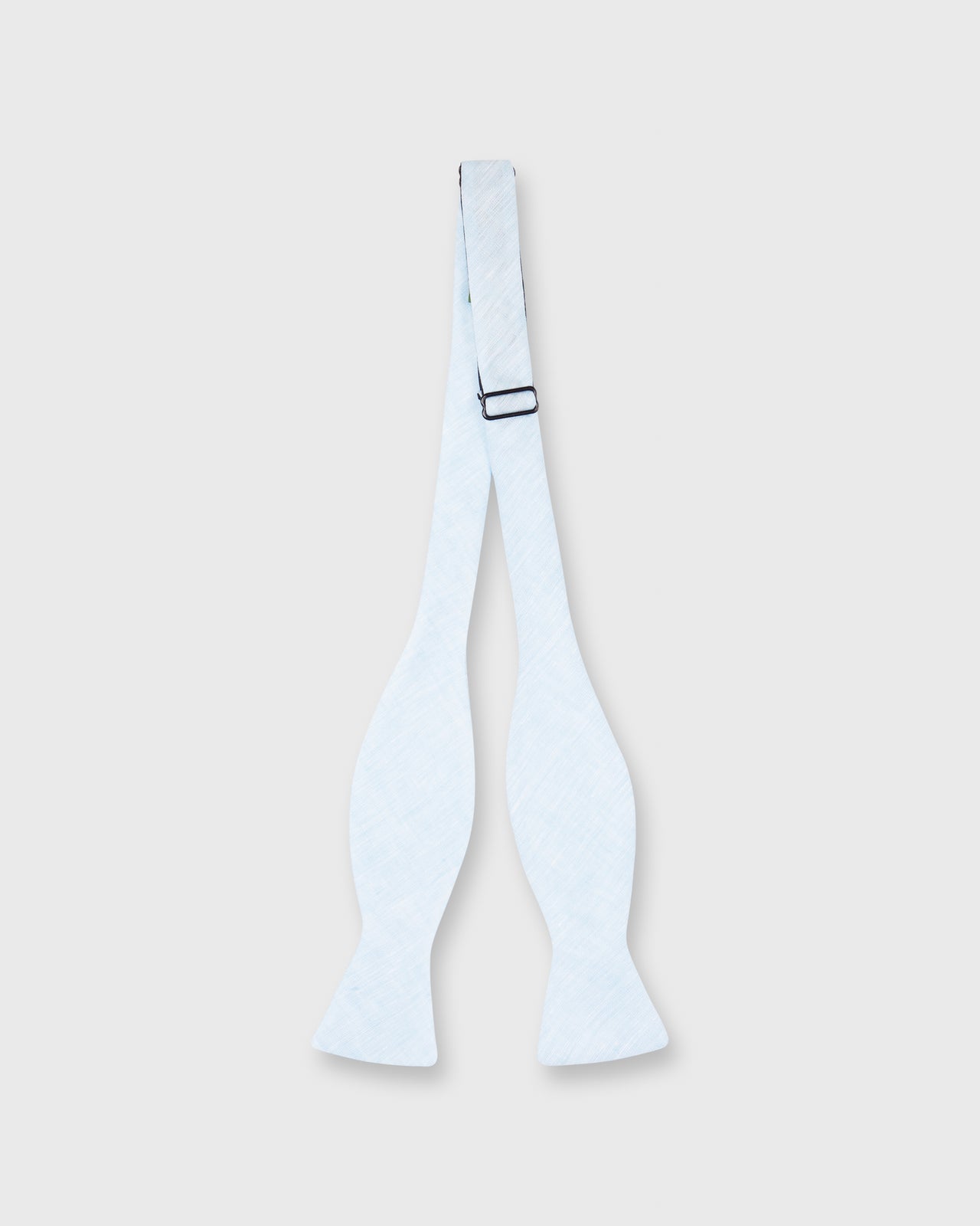Cotton Woven Bow Tie Light Blue Melange