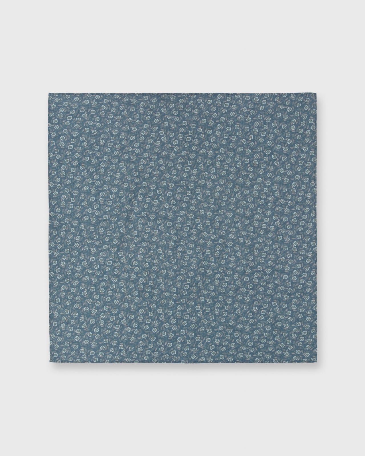 Bandana Slate/Mint Floral Dot