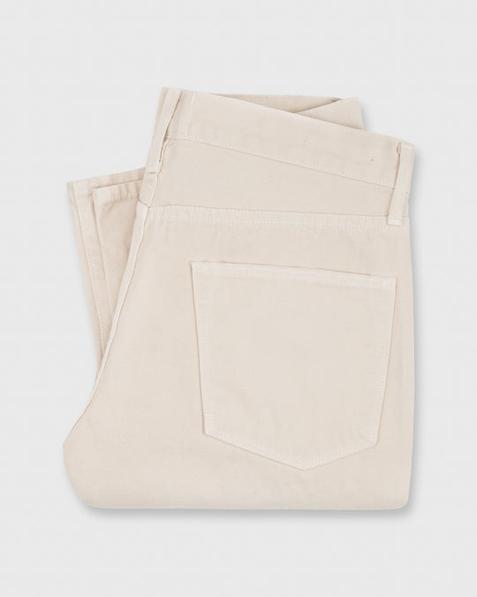 Slim Straight 5-Pocket Pant Stone Canvas