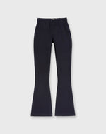 Load image into Gallery viewer, Faye Flare Cropped Pant in Navy Ponte Knit
