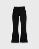 Load image into Gallery viewer, Faye Flare Cropped Pant in Black Ponte Knit
