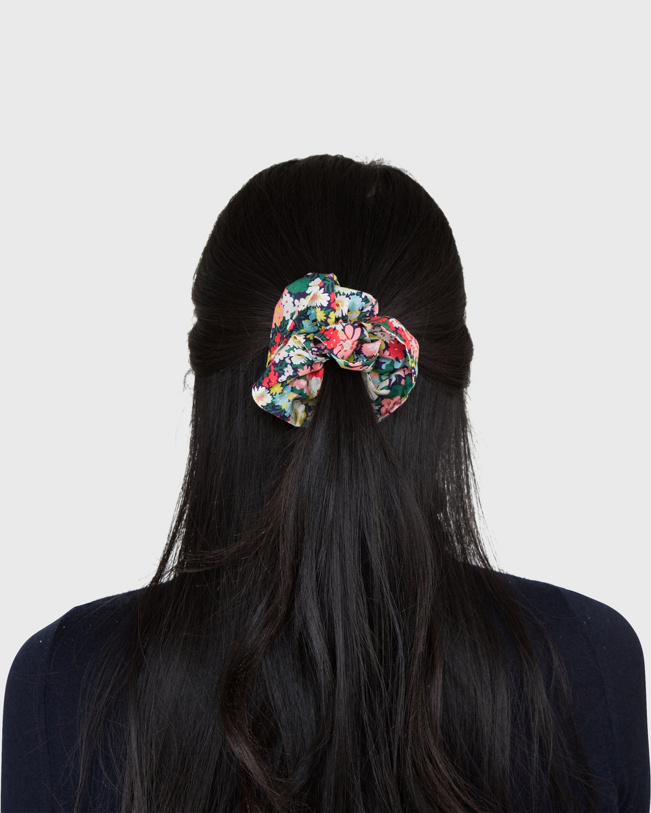 Large Scrunchie Multi Wiltshire Berry Liberty Fabric