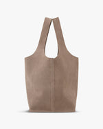 Load image into Gallery viewer, Paola Bucket Bag Taupe Suede

