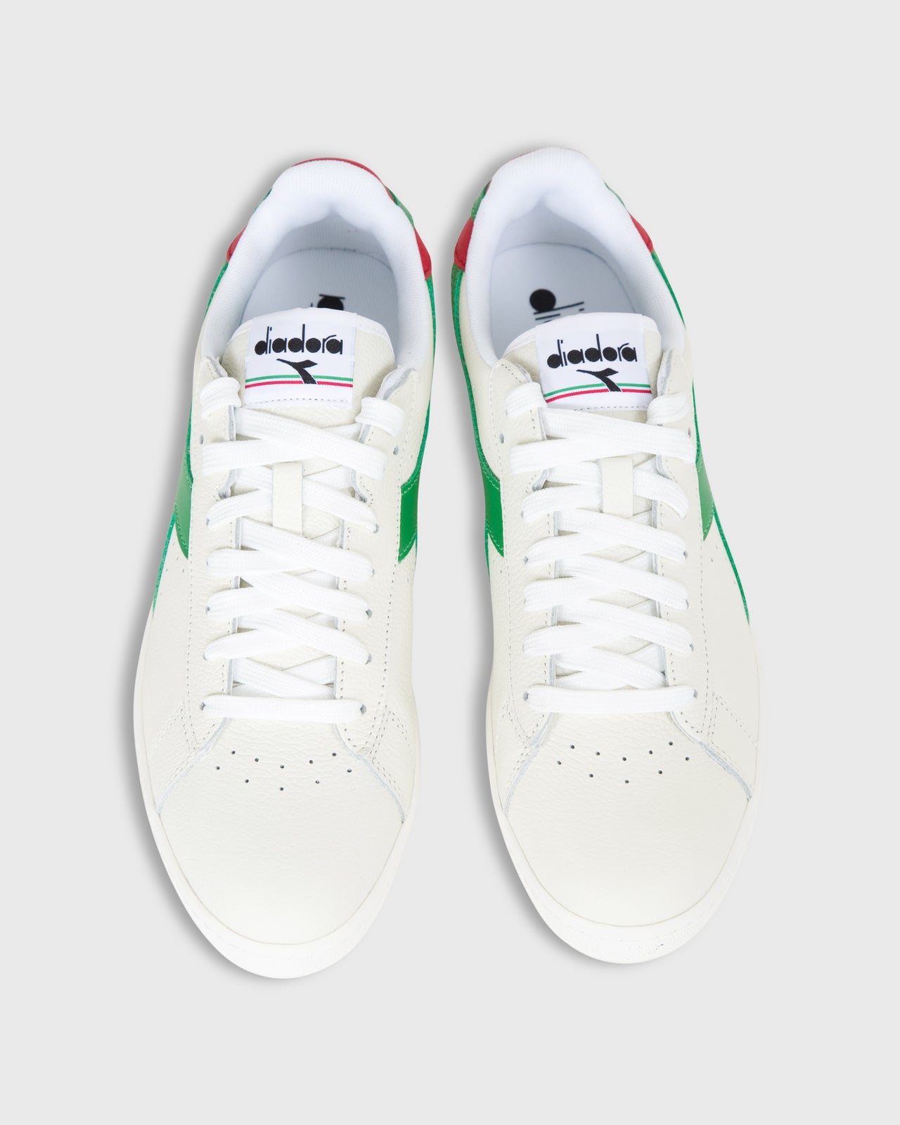 Game L Low Sneaker White/Meadow Green