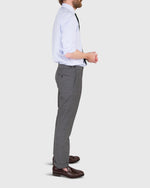 Load image into Gallery viewer, Pleated Dress Trouser Mid-Grey High-Twist
