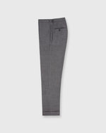 Load image into Gallery viewer, Pleated Dress Trouser Mid-Grey High-Twist
