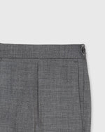Load image into Gallery viewer, Pleated Dress Trouser Mid-Grey High-Twist
