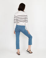 Load image into Gallery viewer, Cordelia Sweater Chalk/Navy

