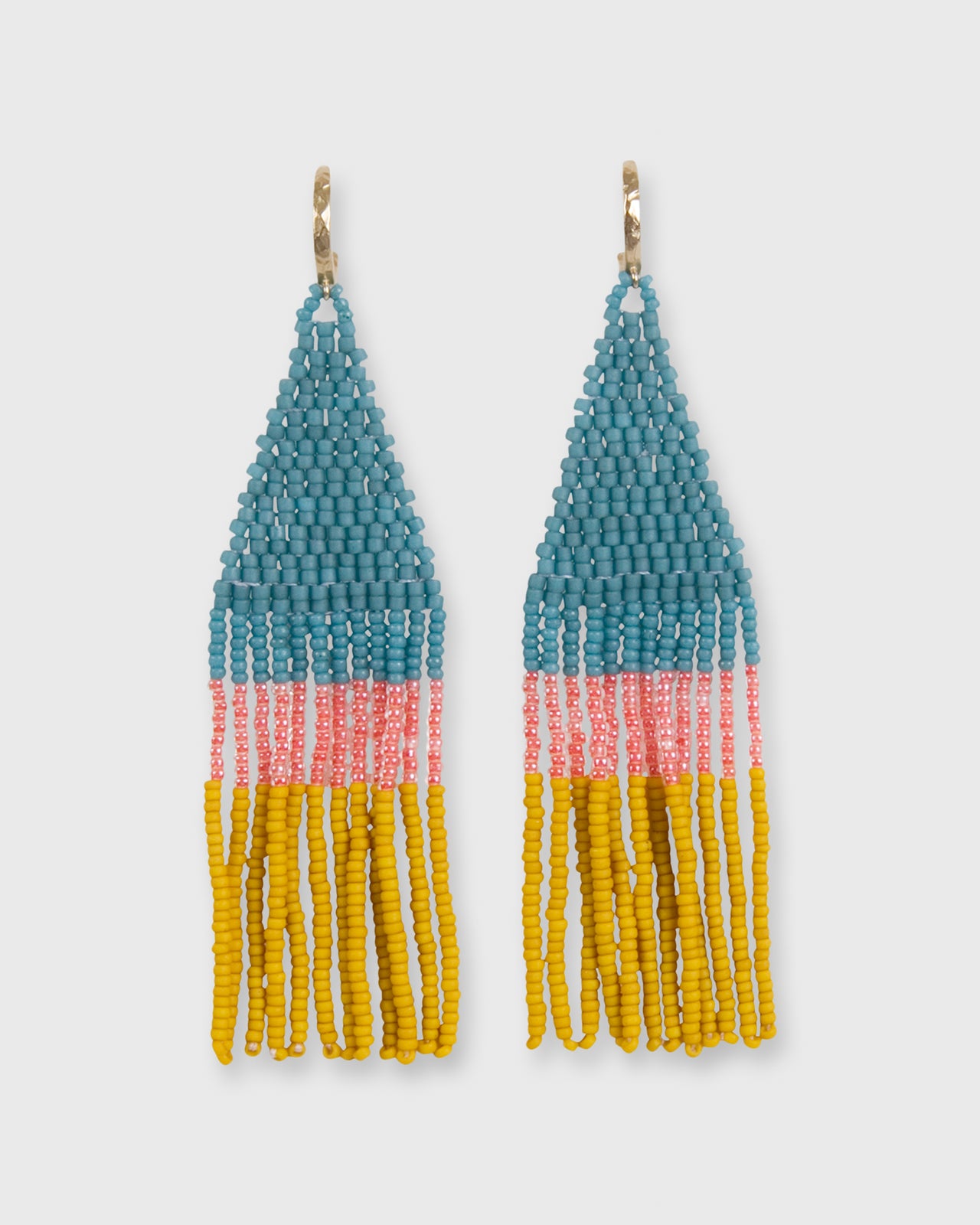 Franja Earrings Denim