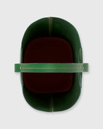 Load image into Gallery viewer, Bucket Tote Green Leather
