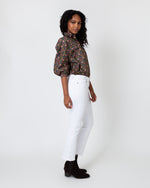 Load image into Gallery viewer, Volume Kimono Shirt in Olive/Berry Multi Persephone Liberty Fabric
