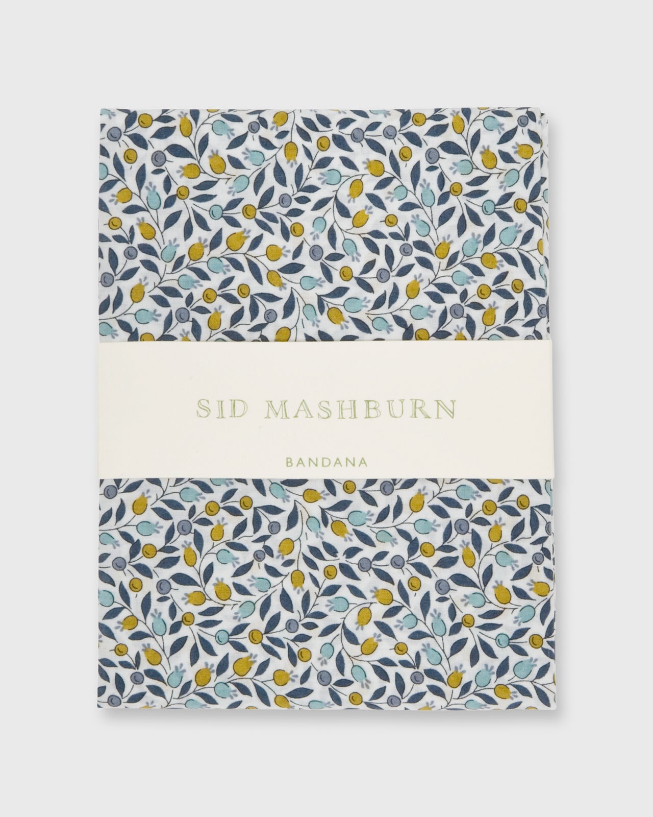 Bandana Blue/Yellow Floriana Liberty Fabric