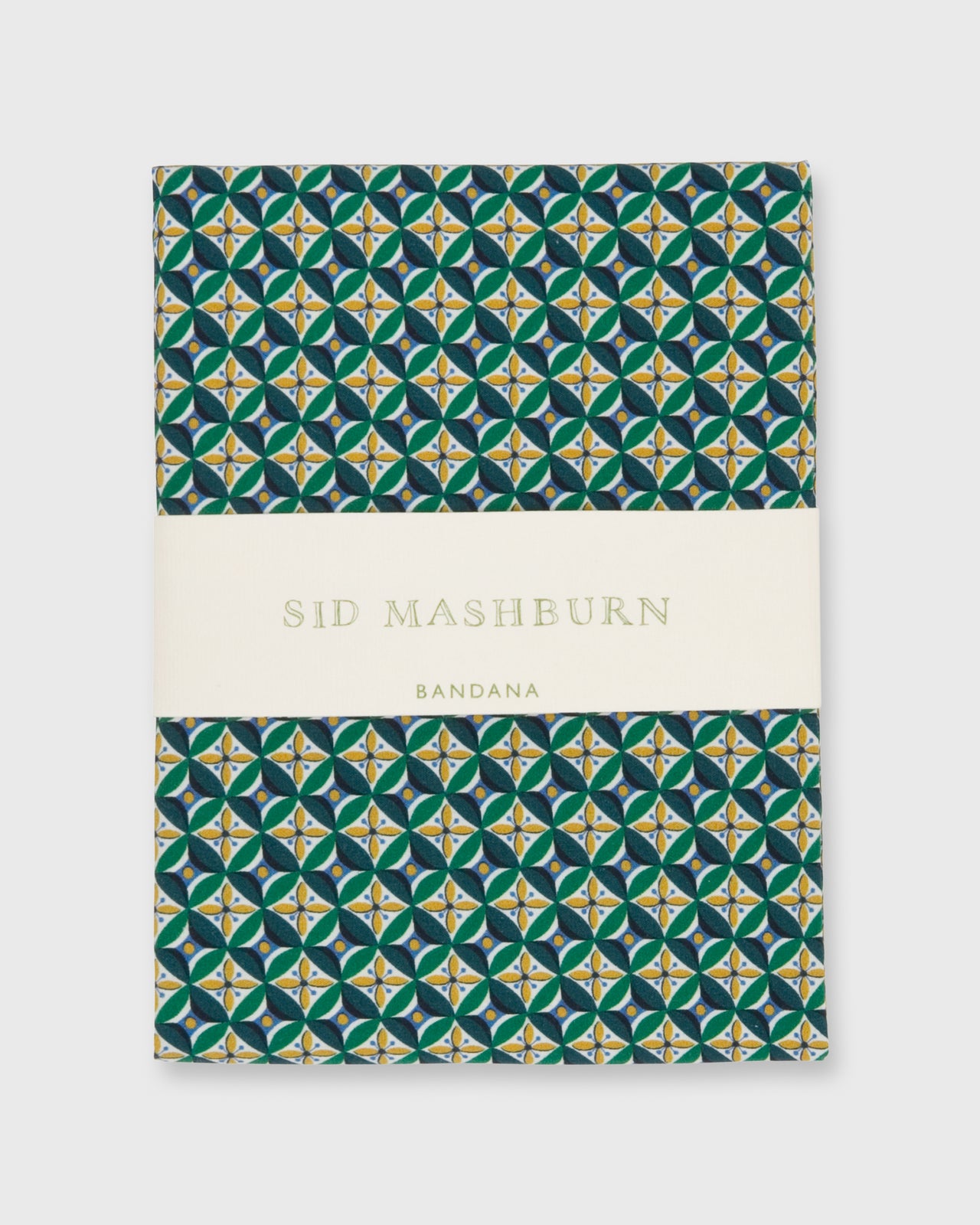 Bandana Green/Gold Sebastian Liberty Fabric