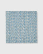 Load image into Gallery viewer, Bandana Steel Blue Chamomile Liberty Fabric
