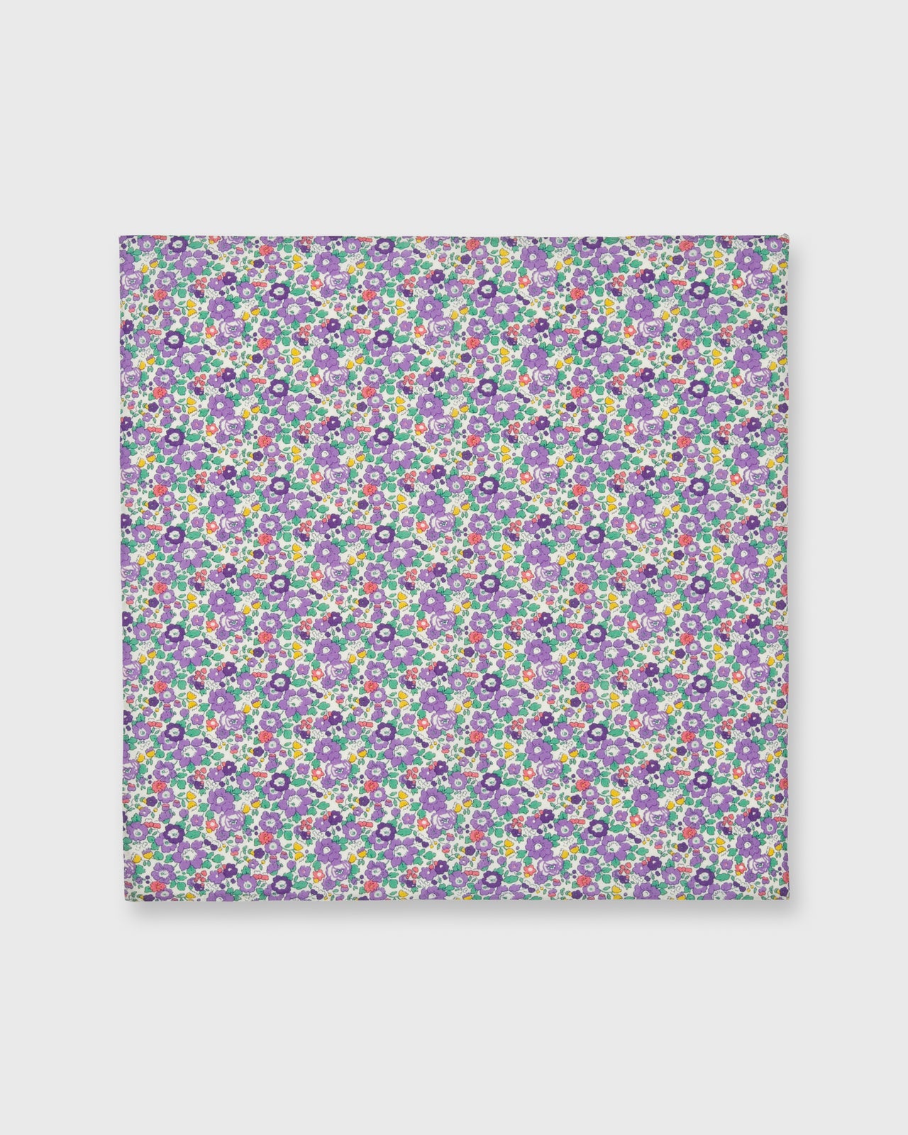 Cotton Print Pocket Square Purple Betsy Ann Liberty Fabric