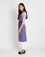 Load image into Gallery viewer, Apron Blue/Red Diams Liberty Fabric
