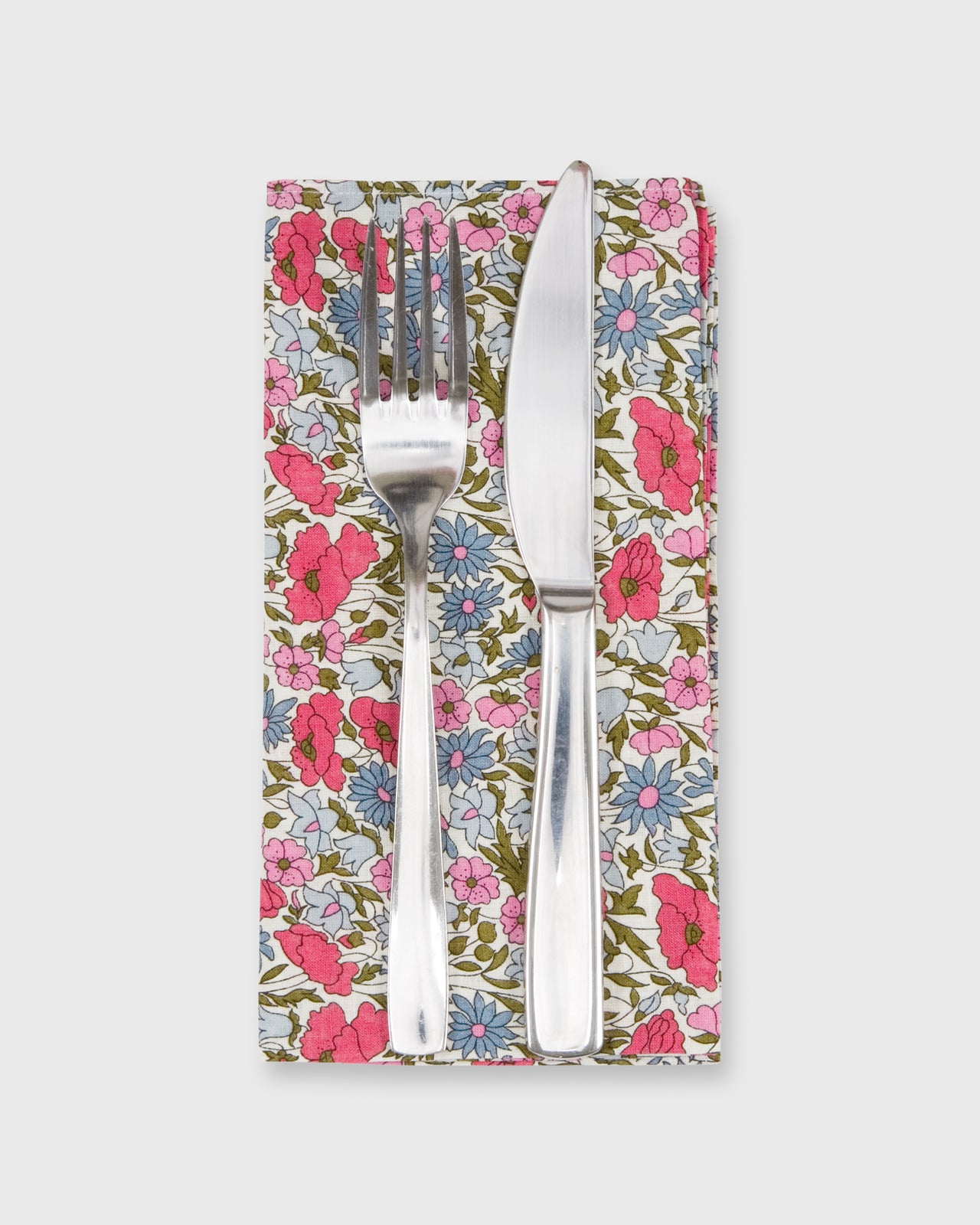 Napkins (Set of 4) Pink Multi Poppy & Daisy Augusta Liberty Fabric
