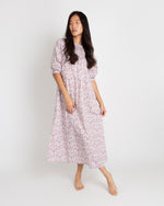 Load image into Gallery viewer, Lucy Nightdress Pink/White Devon Dance Liberty Fabric

