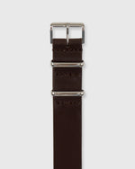 Load image into Gallery viewer, One-Piece Watch Strap Chocolate Leather
