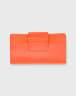 Load image into Gallery viewer, Small Phone Wallet Clutch in Orange Leather
