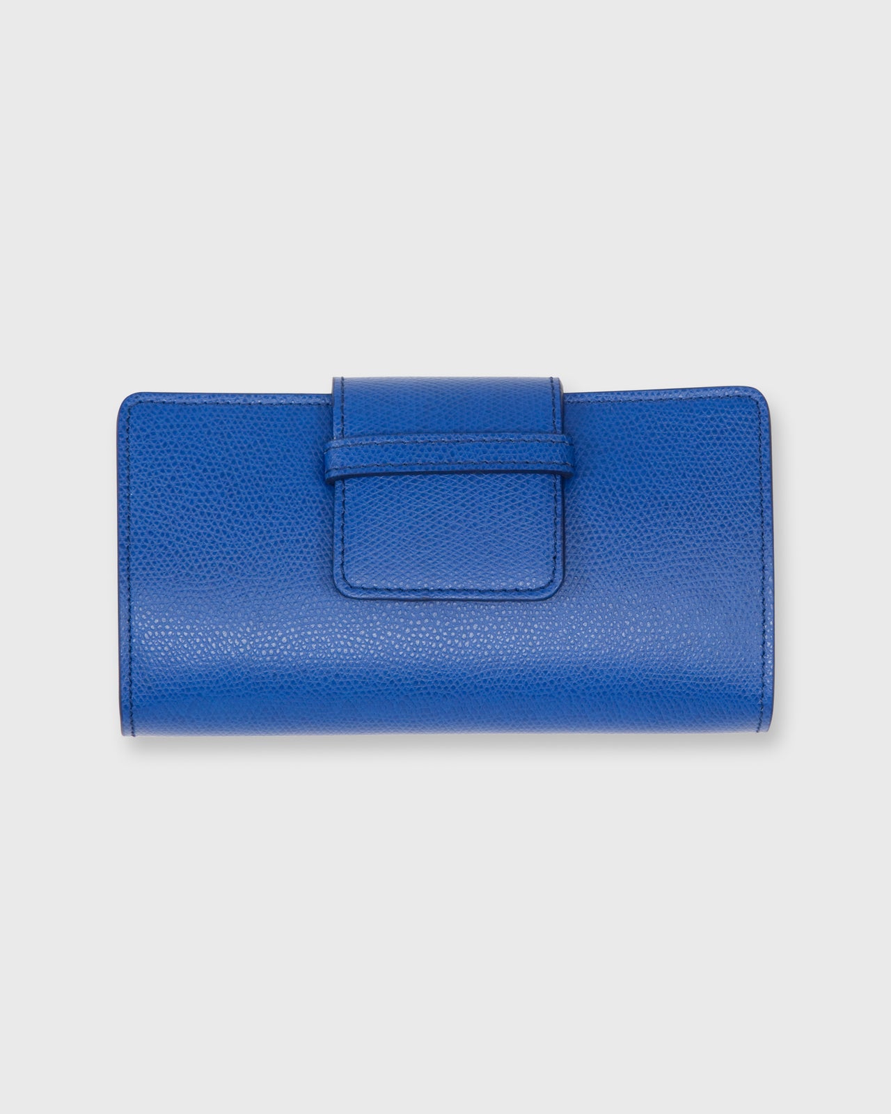 Small Phone Wallet Clutch in Cobalt Leather