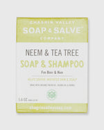 Load image into Gallery viewer, Body &amp; Hair Shampoo Bar Neem &amp; Tea Tree
