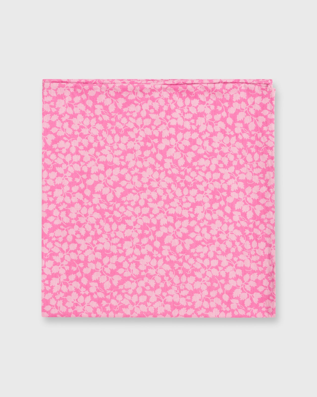 Hand-Rolled Cotton Pocket Square in Pink Glennjade Liberty Fabric