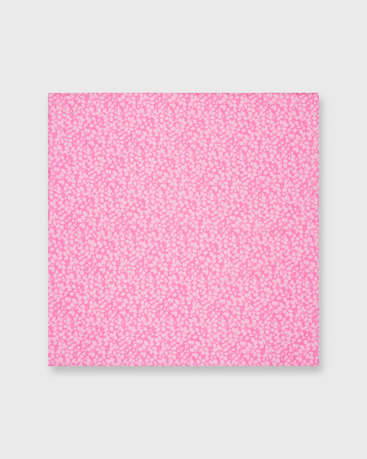 Hand-Rolled Cotton Pocket Square in Pink Glennjade Liberty Fabric