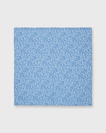 Load image into Gallery viewer, Hand-Rolled Cotton Pocket Square in Blue Glenjade Liberty Fabric

