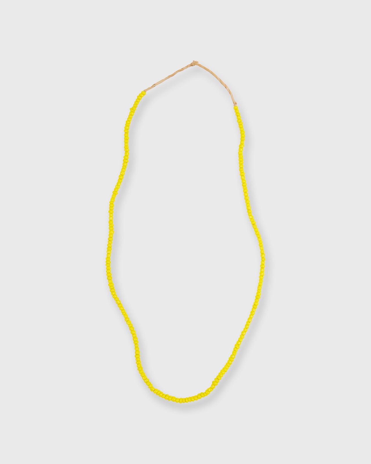 Very Small African Beads in Citron
