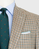 Load image into Gallery viewer, Virgil No. 2 Jacket in Stone/Brown/Forest Check Hopsack
