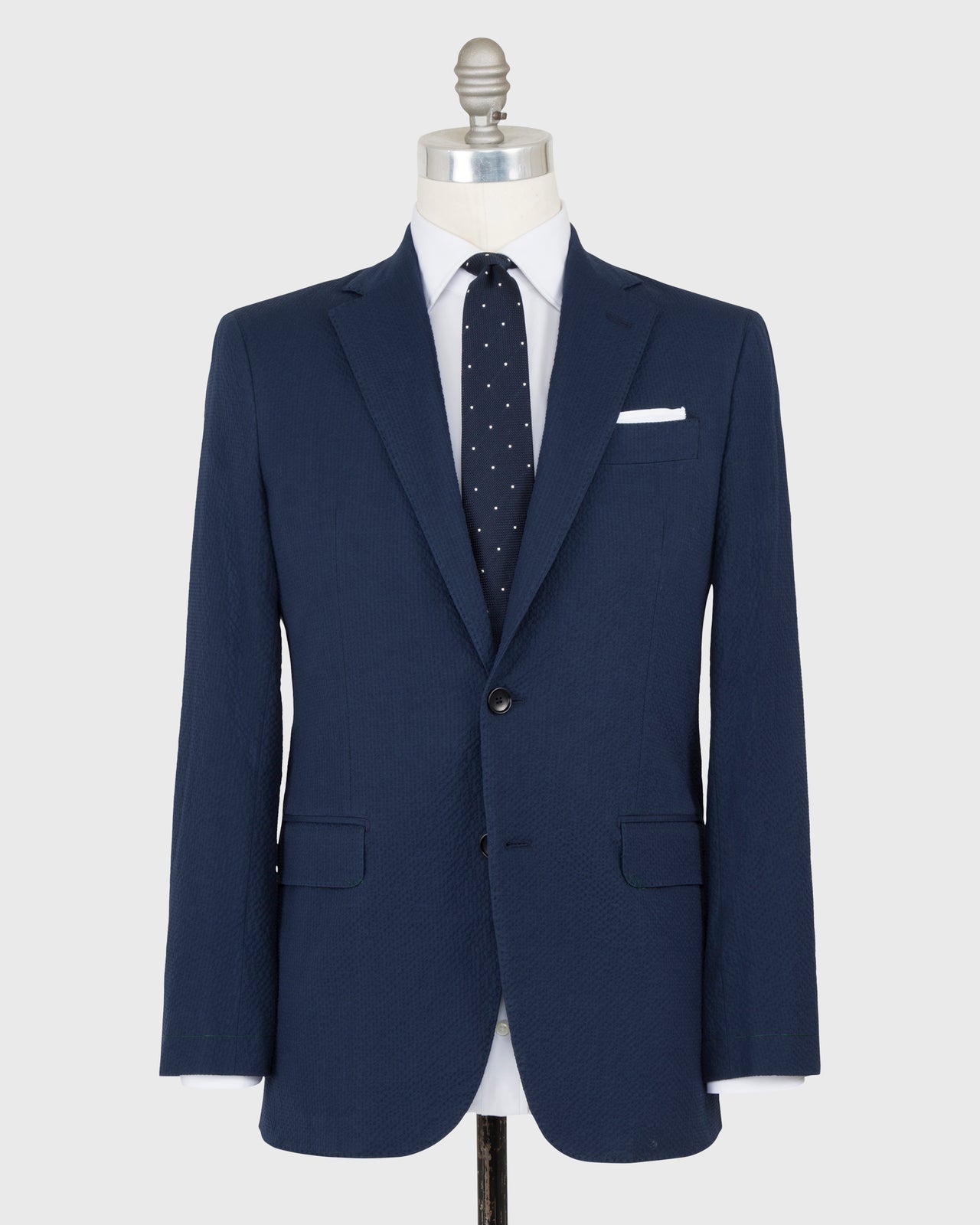 Kincaid No. 2 Jacket in Navy Stretch Seersucker