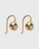 Load image into Gallery viewer, Round Bead Hook Earrings in Gold-Plated Brass
