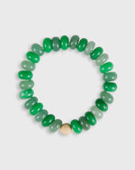 Load image into Gallery viewer, Semi Precious Beaded Bracelet in Avocado
