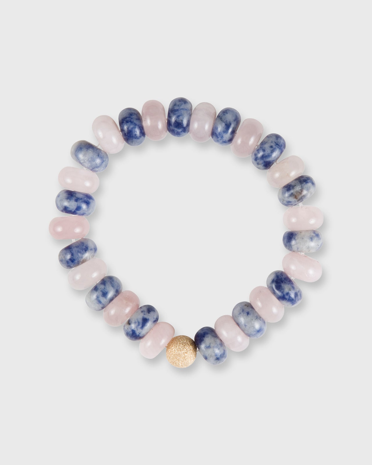 Semi Precious Beaded Bracelet in Tie Die