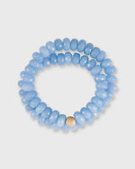 Load image into Gallery viewer, Semi Precious Beaded Choker in Dusty Blue Cloud
