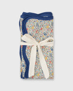 Load image into Gallery viewer, Scallop Edge Napkins (Set of 4) in Red/Blue/Yellow Katie &amp; Millie Liberty Fabric
