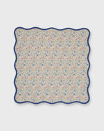 Load image into Gallery viewer, Scallop Edge Napkins (Set of 4) in Red/Blue/Yellow Katie &amp; Millie Liberty Fabric
