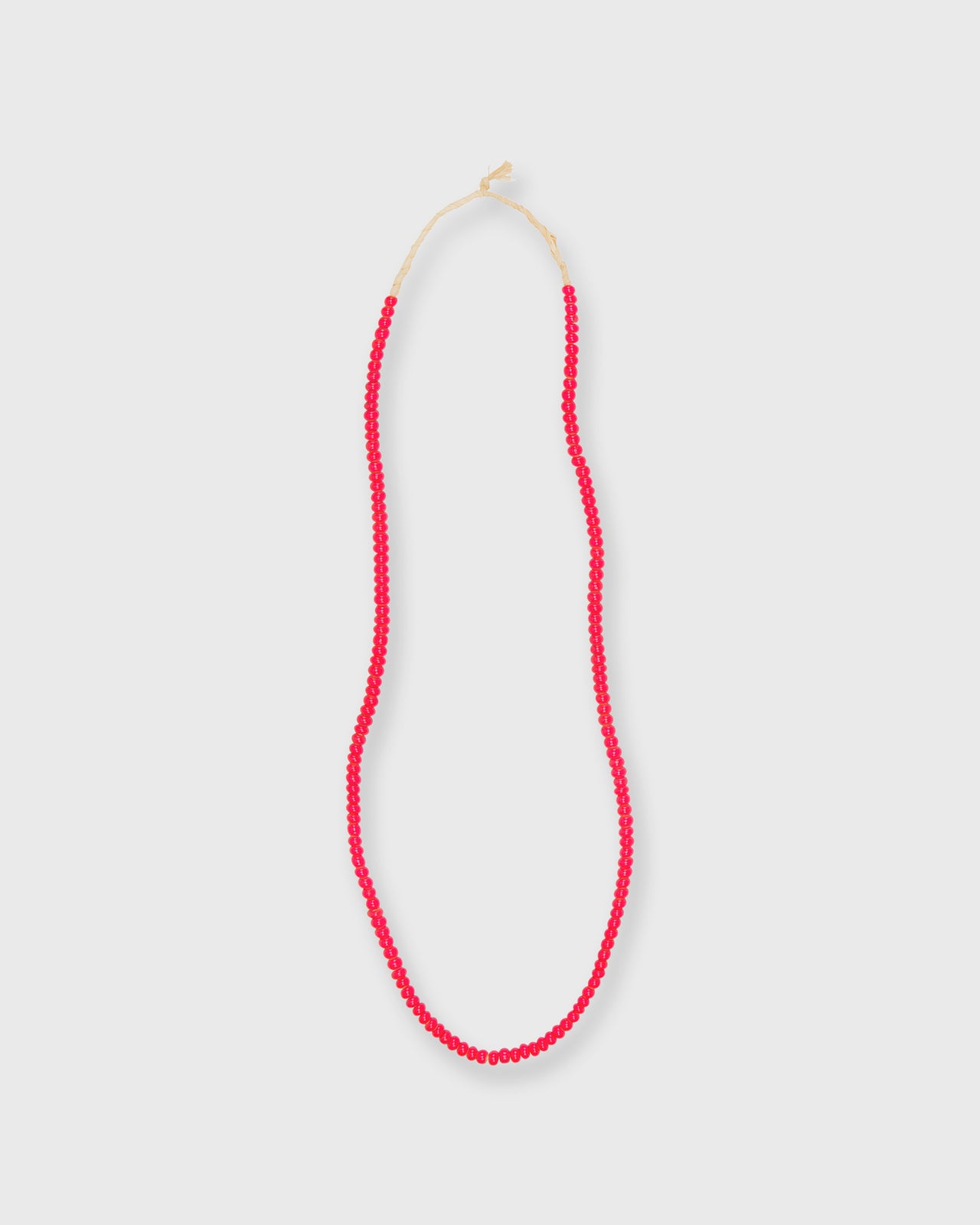 Very Small African Beads in Red Whiteheart