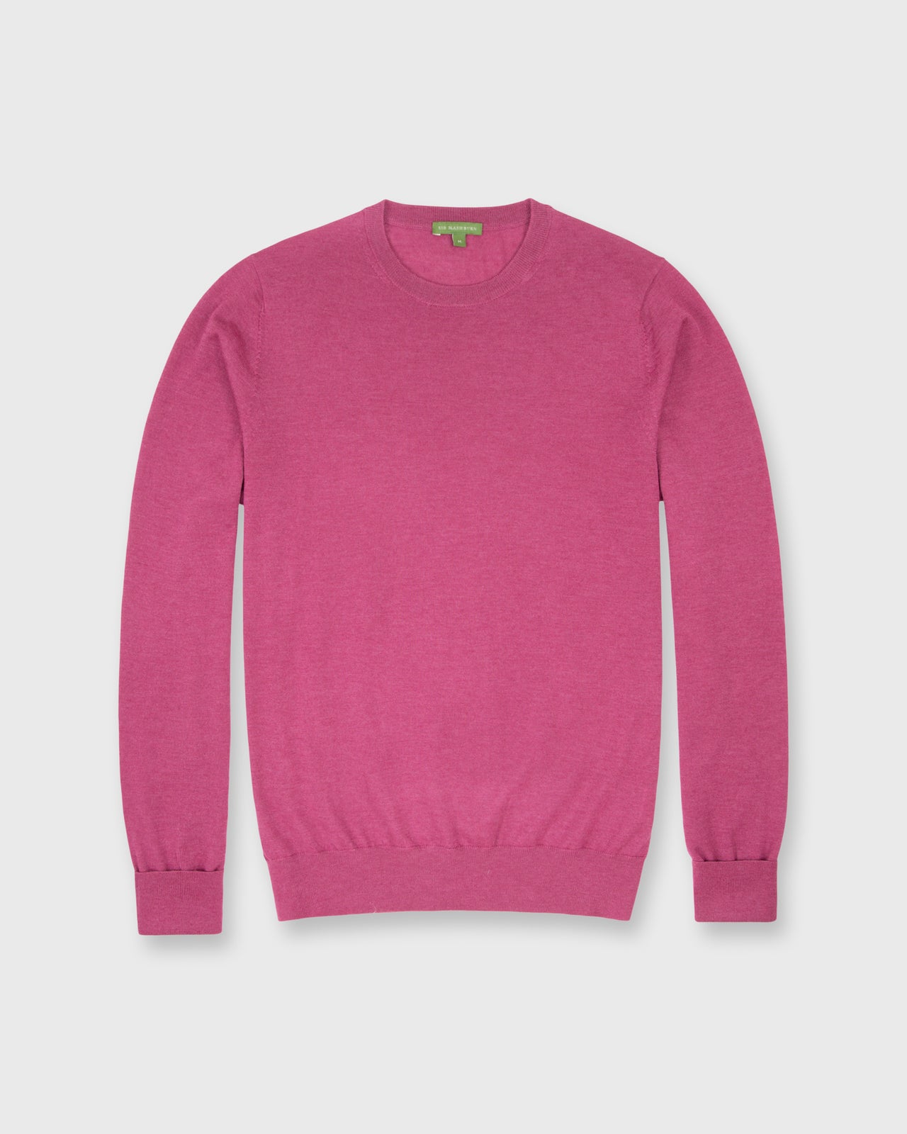 Fine-Gauge Crewneck Sweater in Rose Cashmere