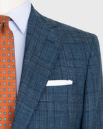 Load image into Gallery viewer, Virgil No. 2 Suit in Petrol/Navy/Chocolate Glen Plaid Plainweave
