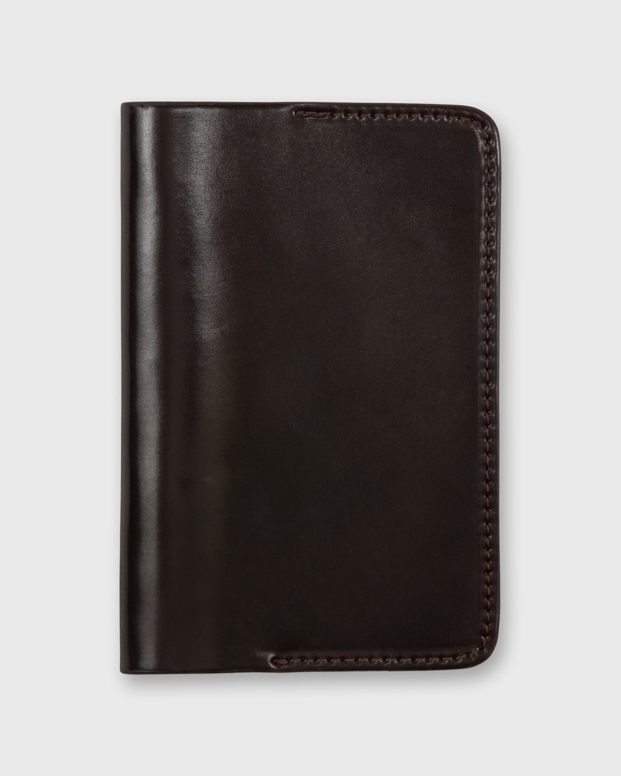 Passport Holder in Dark Brown Cordovan
